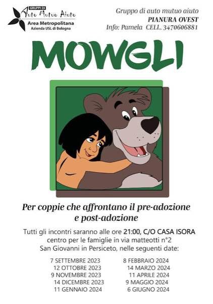 Locandina gruppo ama Mowgli